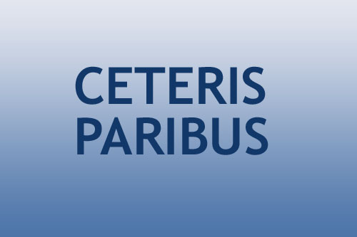 Ceteris paribus